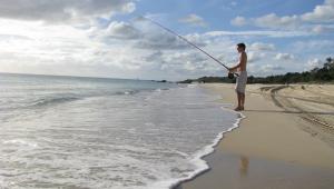 Beach Fisherman on Moreton Island
