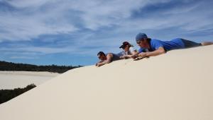 Sand Toboggan Moreton Island